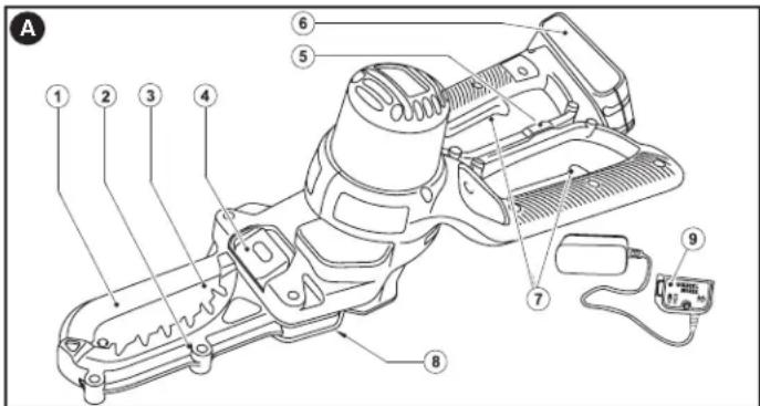 BLACK & DECKER LLP120 - DESCRIPTION FONCTIONNELLE (FIG. A) - 1