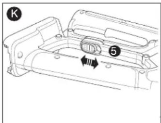BLACK & DECKER LLP120 - Mise en marche (fig. K) - 1