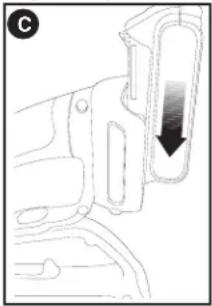 BLACK & DECKER LLP120 - INSTALLING / REMOVING BATTERY PACK - 1