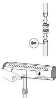 Reer EasyHeat Flex 19050 - Montaggio del radiatore scalda fasciatoio con piedistallo - 7