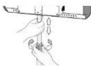 Reer EasyHeat Flex 19050 - Montaggio del radiatore scalda fasciatoio con piedistallo - 8