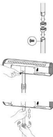 Reer EasyHeat Flex 19050 - Montáž tepelného záříče se stojánkem - 6