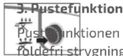 Leifheit Airactive Express M 76141 - Dampudsugning under strygningen modvirker kondensvandsdannelse. Funktionen bør helst være slået til under hele strygningen, idet overskydende damp fra aktiv-strygebrættet derved ledes bort fra strygejernets indre. - 1
