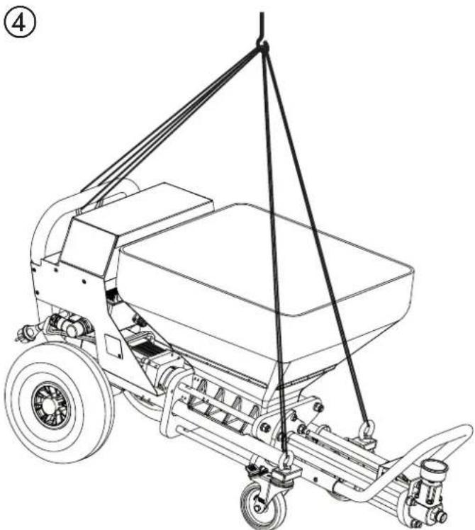 WAGNER PlastCoat HP 30 - TRANSPORTE POR GRUJA (FIG.4) - 1
