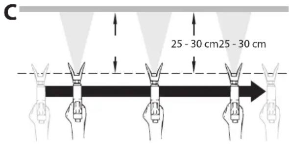 C 25 - 30 cm 25 - 30 cm