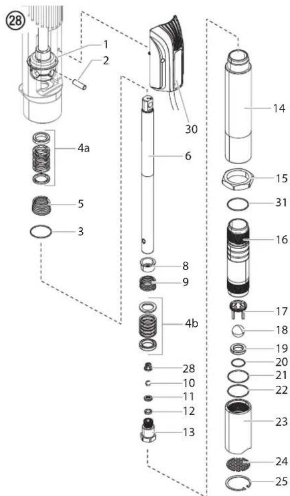 WAGNER HeavyCoat 750 G - DISASSEMBLING THE FLUID SECTION - 1