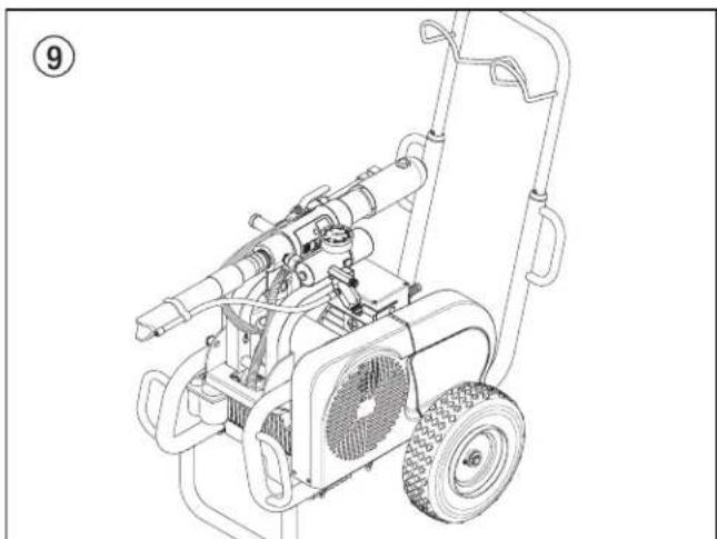 WAGNER HeavyCoat 970 E SSP - Posizione di trasporto (fig. 9) - 1