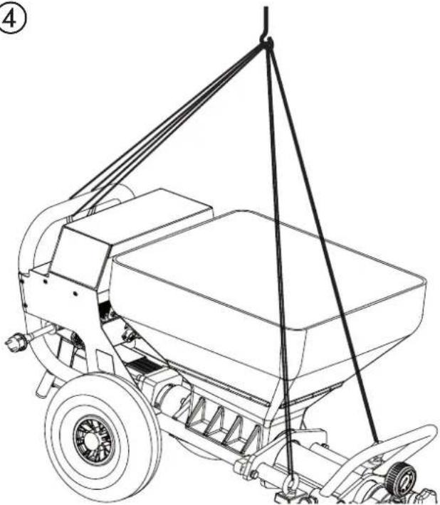WAGNER PlastCoat 1030 - TRANSPORT USING A CRANE (FIG. 4) - 1