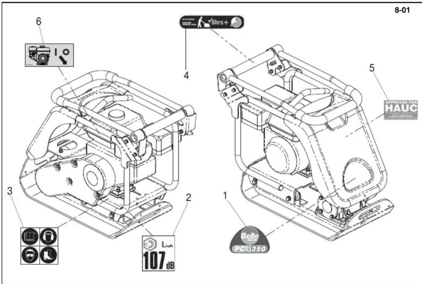 Lescha BELLE PCX 500 - Verwijder de plug en de afdichtring, Rüttlerteil, Vibratorenhed, Gruppo Vibratore - 3