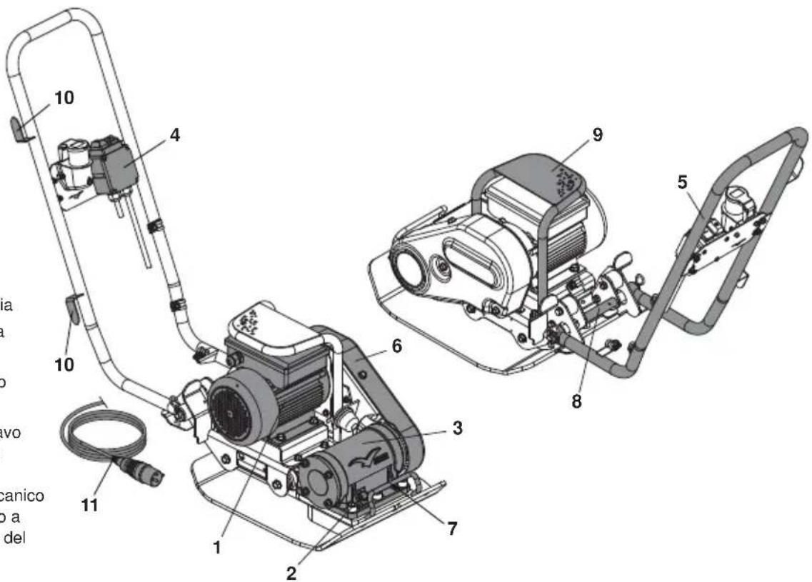Lescha BELLE PCLX 1240E - Tipo di macchina; Piastra Vibrante a senso unico. - 1