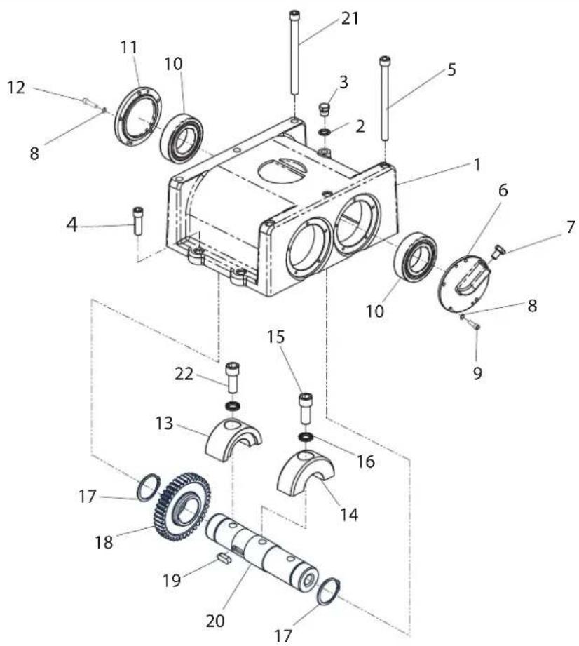 Lescha BELLE RPC 4560 - Pump Assembly, Pompa, Bomba, Conj. Bomba - 1