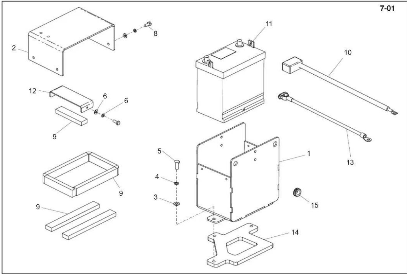 Lescha BELLE RPC 4560 - Battery Holder, Support de Batterie, Soporte de Bateria, Suporte de Bateria - 1