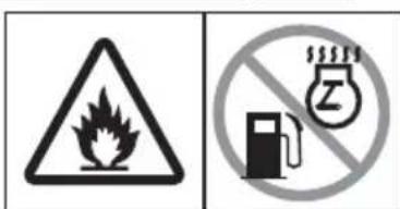 Lescha BELLE PCX 60A - E - Motor Waarschuwingssticker - 1