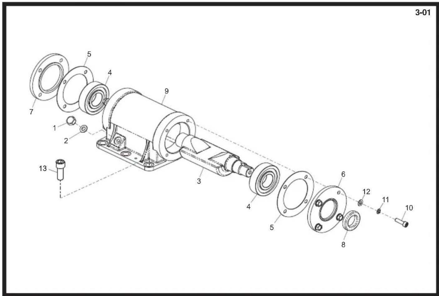 Lescha BELLE PCX 60A - Vibrator Assembly, Unité de Vibration, Unidade Vibradora, Unidade do Vibrador - 1