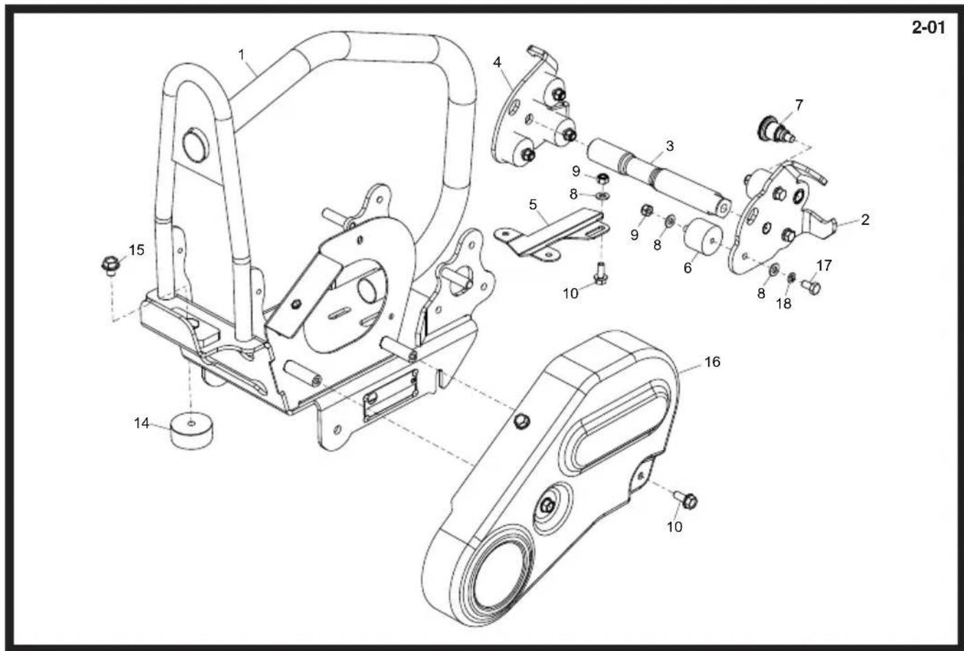Lescha BELLE PCX 60A - Vloerplaat, Ruttelplatten -Zsb., Bundplade, Gruppo Piastra di Base - 1