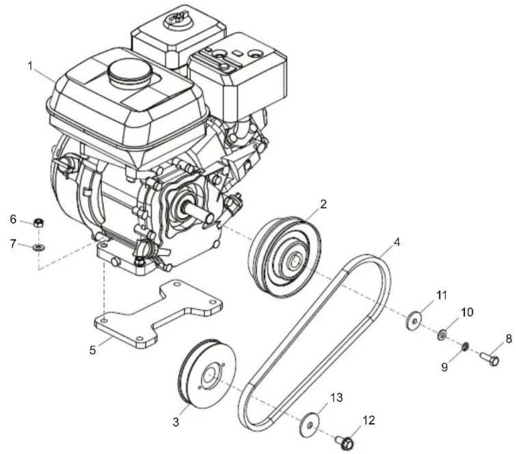 Lescha BELLE PCX 1750A - Vibrator Unit, Unité de Vibration, Unidade Vibradora, Unidade do Vibrador - 2
