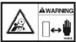 Lescha BELLE SF 460 - Safety Decals, Location/Description - 4