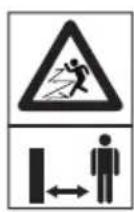 HUSQVARNA BA101 - Symbols on the attachment and on the power unit - 5