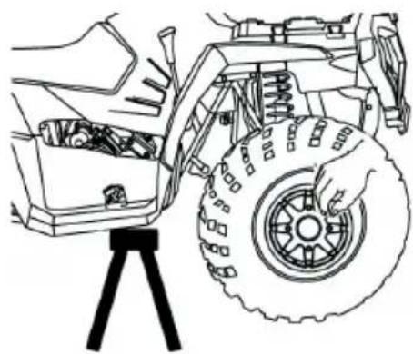 POLARIS Sportsman 500 Touring Quadricycle (2008) - Démontage/remontage des roues - 3