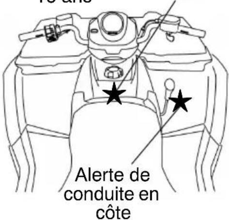 POLARIS Sportsman 500 Touring Quadricycle (2008) - Alerte de conduite en côte - 2