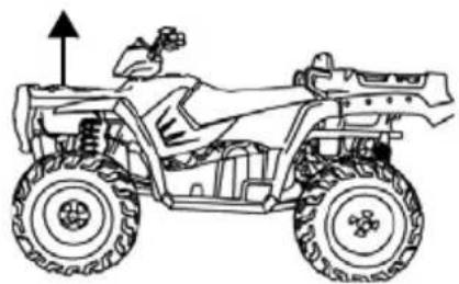 POLARIS Sportsman 500 X2 Quadricycle (2007) - ENTRETIEN Liquide de frein Pédale de frein - 1