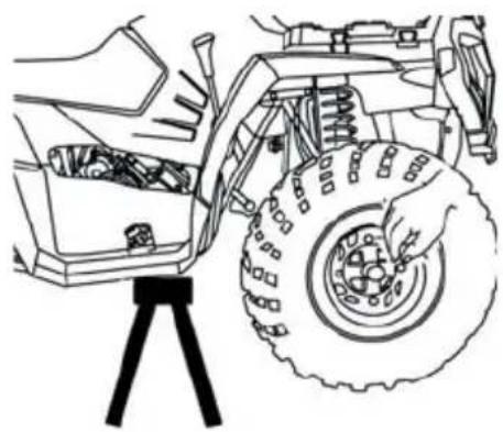 POLARIS Sportsman 500 X2 Quadricycle (2007) - Démontage/remontage des roues - 3