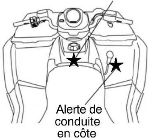POLARIS Sportsman 500 X2 Quadricycle (2007) - Alerte de conduite en côte - 2