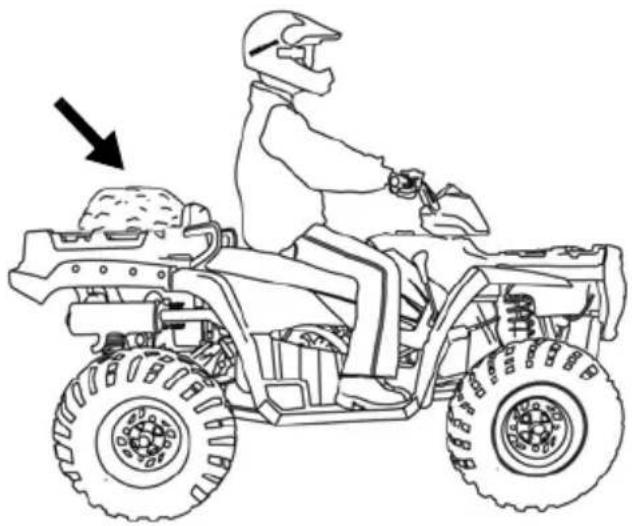 POLARIS Sportsman 500 X2 Quadricycle (2007) - Transport d'un chargement - 1