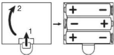 BEURER BS 45 - Colocar las pilas - 1