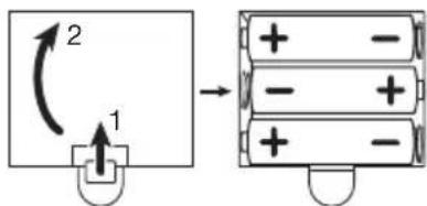 BEURER BS 45 - Batterien einlegen - 1