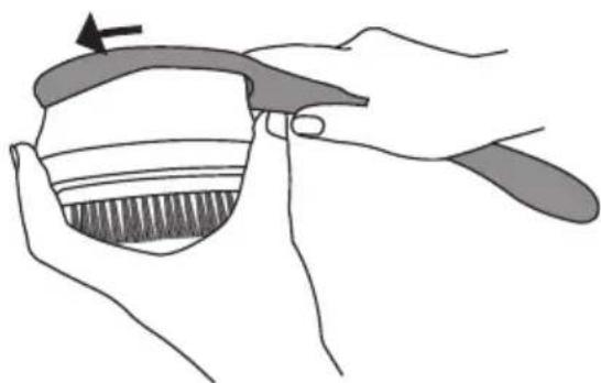 BEURER FC 55 - Attaching the handle - 1