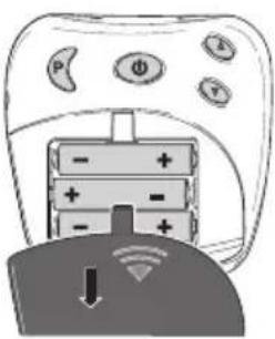BEURER EM 26 - Inserting the batteries - 1