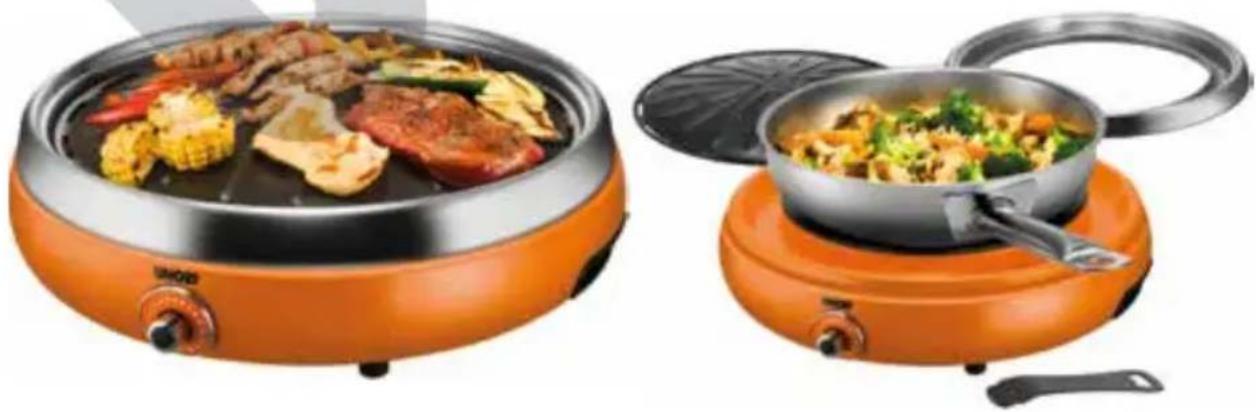 UNOLD Asia Grill 58546 - SURFACE DU GRILL - 1