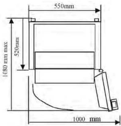 HAIER HFZ136AA - Dimensioni: - 1