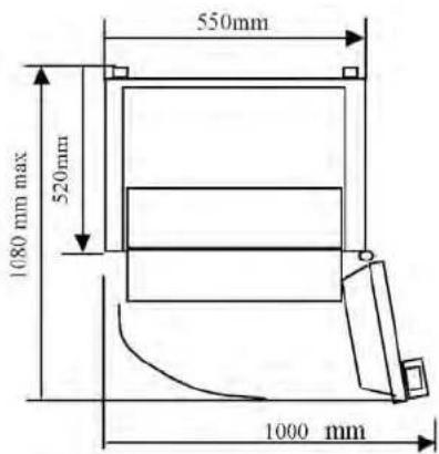 HAIER HFZ136AA - Dimensioni: - 1