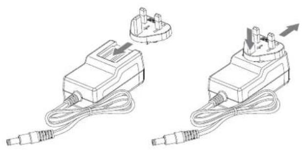 TOSHIBA HDWC340EK3JB - Installazione e rimozione degli spinotti sostituibili - 2
