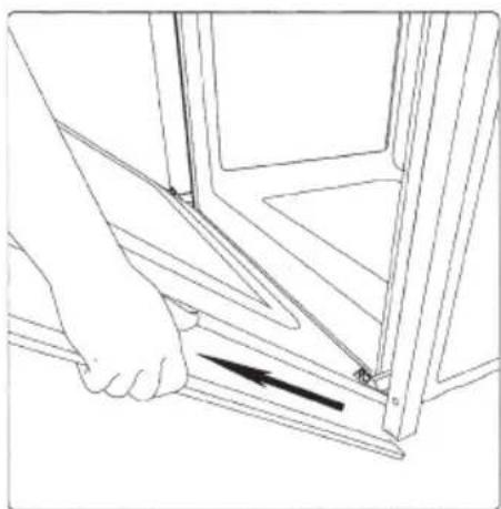 Fulgor Milano QO 6009 PT X - Desmontaje de la puerta del Horno - 1