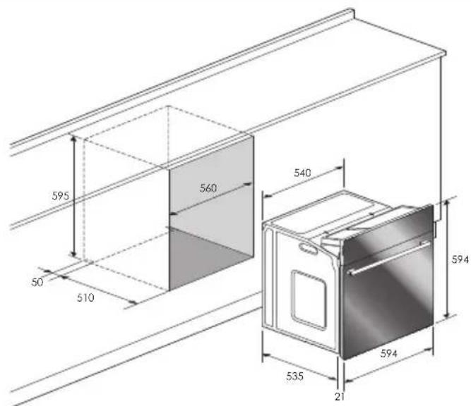 Fulgor Milano QO 6009 PT X - Desmontagem da porta forno - 2