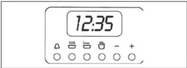 Fulgor Milano QO 6009 PT X - Setting the clock - 1