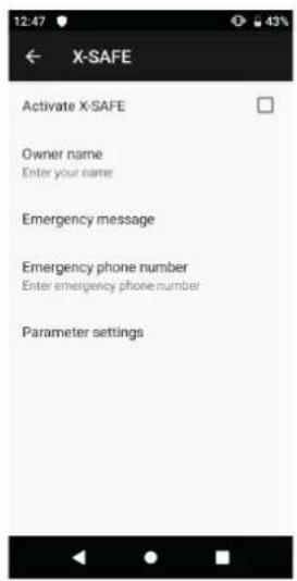 CROSSCALL CoreM4 Go - Open de X-SAFE applicatie - 1