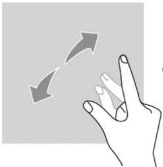 CROSSCALL CoreM4 Go - Zwei-Finger-Aktionen - 2