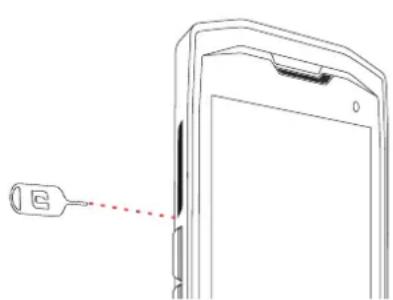 CROSSCALL CoreM4 Go - VSTAVLJANJE KARTICE SIM - 1