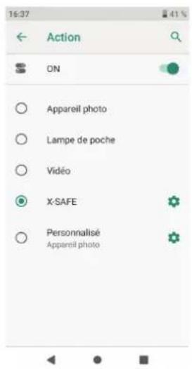 CROSSCALL CoreM4 Go - ÉTAPE 2 : ASSOCIATION ENTRE X-SAFE ET LE BOUTON PROGRAMMABLE - 2