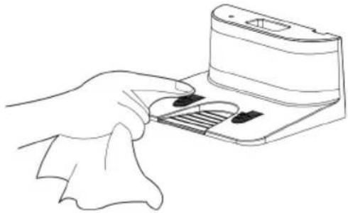 SOLAC LUCID i10 - CLEANING ROBOT'S LOAD CONTACT POINTS: - 1