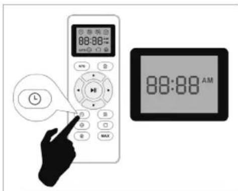 SOLAC LUCID i10 - 1) CONFIGURER L'HORLOGE DE LA TÉLÉCOMMANDE - 1