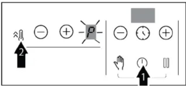 GRUNDIG GIEI 613323 MN - Selecting the high power setting (BOOSTER): - 1