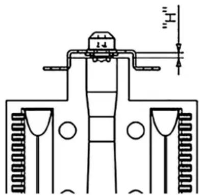BOMPANI BO643MLN - REGULATING THE BURNER AIR - 1