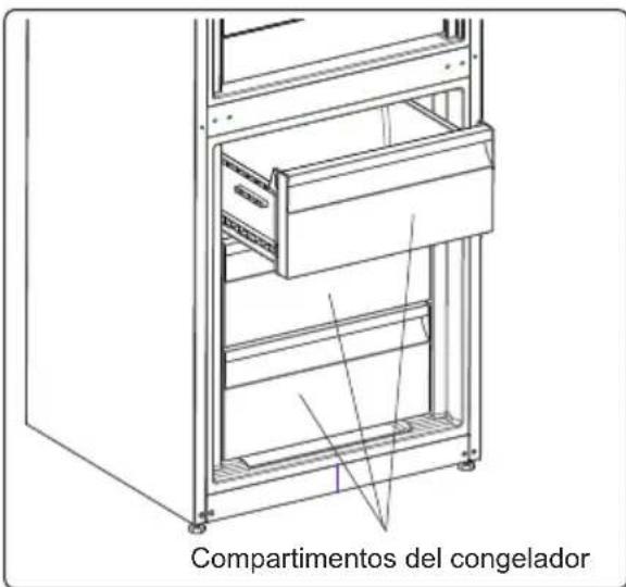 BOMPANI BOCB617R - Compartimento del congelador - 1