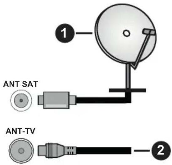 PANASONIC TX58HXW584 - Rückseite TV-Gerät - 1