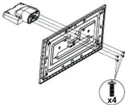 PANASONIC TX58HXW584 - Aufstellung des Ständer - 1